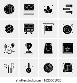 16 Business Universal Icons Vector. Creative Icon Illustration to use in web and Mobile Related project.