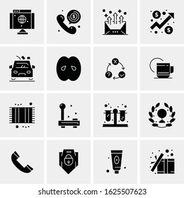 16 Business Universal Icons Vector. Creative Icon Illustration to use in web and Mobile Related project.
