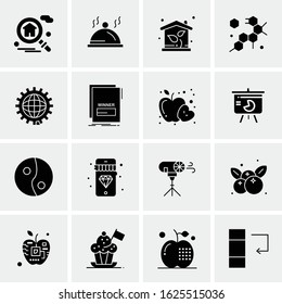 16 Business Universal Icons Vector. Creative Icon Illustration to use in web and Mobile Related project.