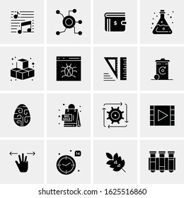 16 Business Universal Icons Vector. Creative Icon Illustration to use in web and Mobile Related project.