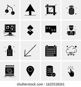 16 Business Universal Icons Vector. Creative Icon Illustration to use in web and Mobile Related project.