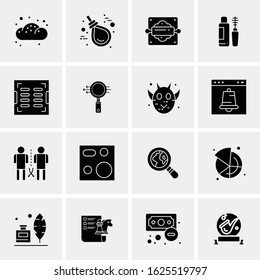 16 Business Universal Icons Vector. Creative Icon Illustration to use in web and Mobile Related project.