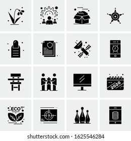 16 Business Universal Icons Vector. Creative Icon Illustration to use in web and Mobile Related project.