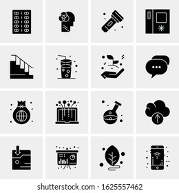 16 Business Universal Icons Vector. Creative Icon Illustration to use in web and Mobile Related project.