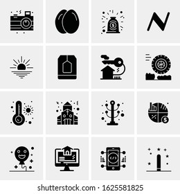 16 Business Universal Icons Vector. Creative Icon Illustration to use in web and Mobile Related project.