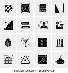 16 Business Universal Icons Vector. Creative Icon Illustration to use in web and Mobile Related project.