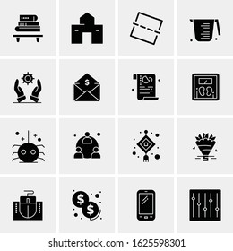16 Business Universal Icons Vector. Creative Icon Illustration to use in web and Mobile Related project.
