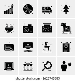 16 Business Universal Icons Vector. Creative Icon Illustration to use in web and Mobile Related project.