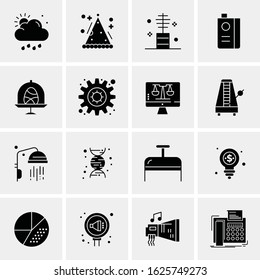16 Business Universal Icons Vector. Creative Icon Illustration to use in web and Mobile Related project.