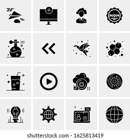 16 Business Universal Icons Vector. Creative Icon Illustration to use in web and Mobile Related project.