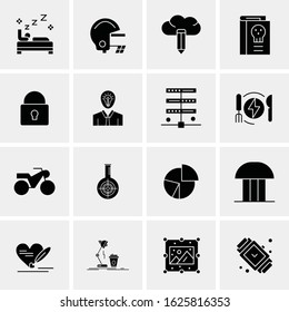 16 Business Universal Icons Vector. Creative Icon Illustration to use in web and Mobile Related project.