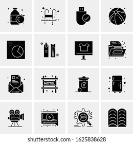 16 Business Universal Icons Vector. Creative Icon Illustration to use in web and Mobile Related project.
