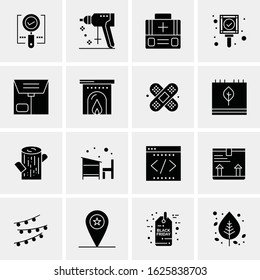 16 Business Universal Icons Vector. Creative Icon Illustration to use in web and Mobile Related project.