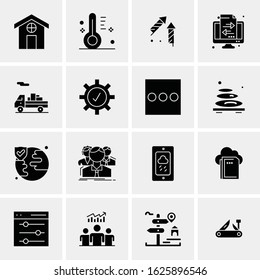 16 Business Universal Icons Vector. Creative Icon Illustration to use in web and Mobile Related project.