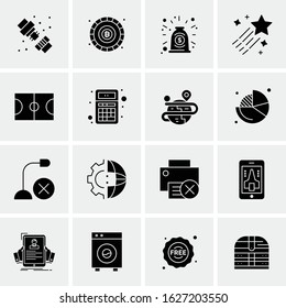 16 Business Universal Icons Vector. Creative Icon Illustration to use in web and Mobile Related project.