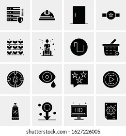 16 Business Universal Icons Vector. Creative Icon Illustration to use in web and Mobile Related project.