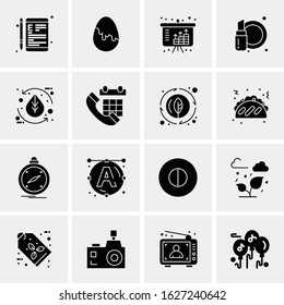 16 Business Universal Icons Vector. Creative Icon Illustration to use in web and Mobile Related project.