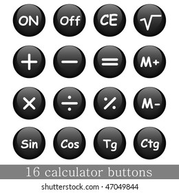 16 calculator icons