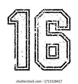 16 jersey number