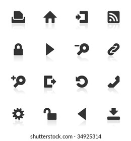 16 classic website icons. More sets in this series in my portfolio.