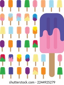 16 colorful popsicles from creamy pastels to juicy bold colors