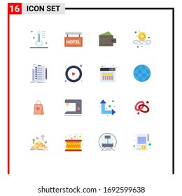 16 Creative Icons Modern Signs and Symbols of expertise; smaller; rest; remove; wallet Editable Pack of Creative Vector Design Elements