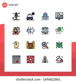 16 Creative Icons Modern Signs and Symbols of bowling; learning; boss; learn; e Editable Creative Vector Design Elements