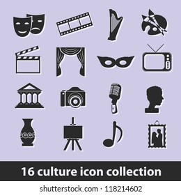 16 culture icon collection