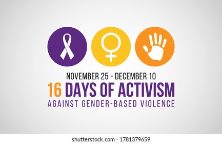 16 Days of Activism Against Gender-Based Violence is an international campaign to challenge violence against women and girls. The campaign runs every year from 25 November to 10 December.