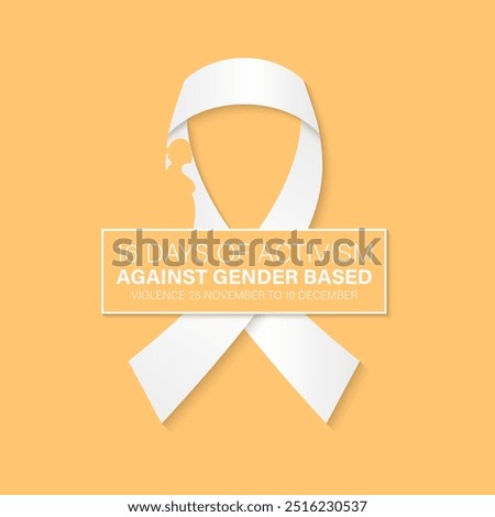 16 Days of Activism are observed to raise awareness of gender-based violence During the month of November 25 through December 10. Banner poster, flyer and background design template. Vector.