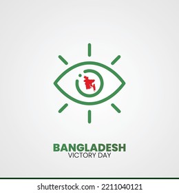 16 December Happy Victory Day Of Bangladesh Social Media Banner Post Template