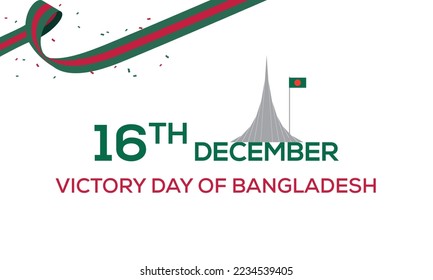 16 December, Victory day of Bangladesh 16 December, Victory day is a national holiday in Bangladesh celebrated