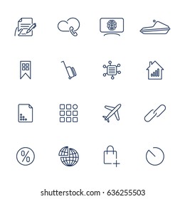 16 different icons for app, mobile, sites 