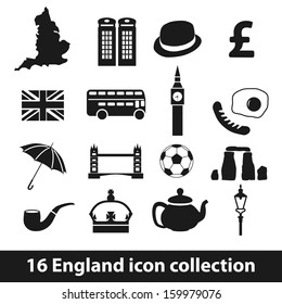 16 England Icon Collection