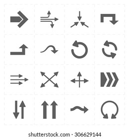16 flat modern arrows