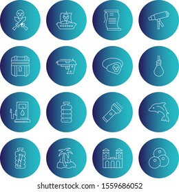 16 icon set of Universal  for your website and project
 