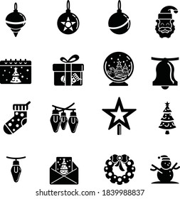 16 icon sets regarding Christmas