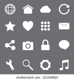 16 icons set for web and mobile phone.