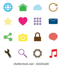 16 icons set for web and mobile phone.
