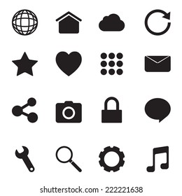 16 icons set for web and mobile phone.