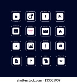 16 icons for website