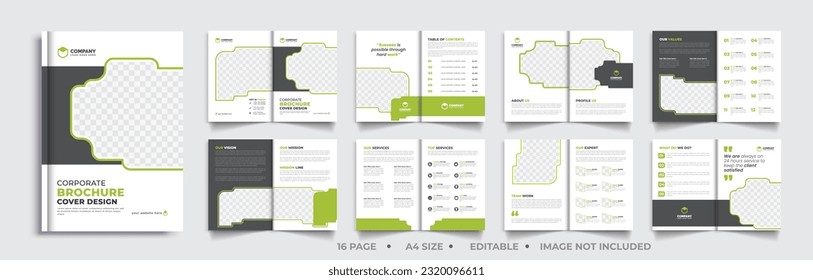 16 page brochure business proposal template