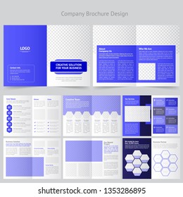 16 Page Company Brochure Design
