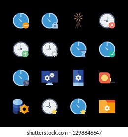 16 precision icons with mill and measuring in this set