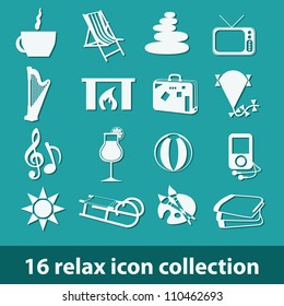 16 relax icon collection