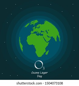 16 September world ozone layer day vector illustration 