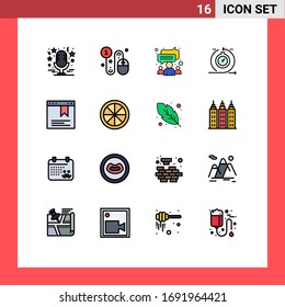 16 Thematic Vector Flat Color Filled Lines and Editable Symbols of fast; cycle; pay; agile; meeting Editable Creative Vector Design Elements