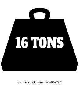 16 Ton Weight Icon