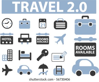16 carteles de viaje. vector