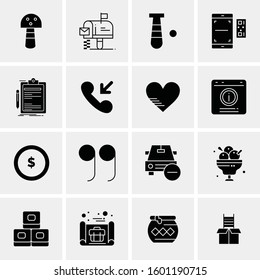 16 Universal Business Icons Vector. Creative Icon Illustration to use in web and Mobile Related project.